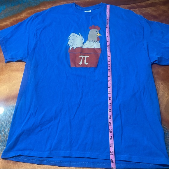 Delta Chicken Pot Pie Math Pi Day Blue Graphic T-shirt 2XL - Picture 8 of 8